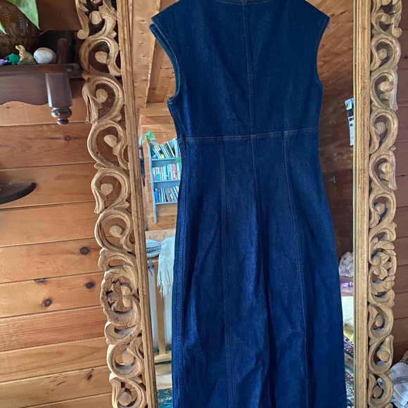 NWT Madewell Button Up Denim Dress - Picture 7 of 7